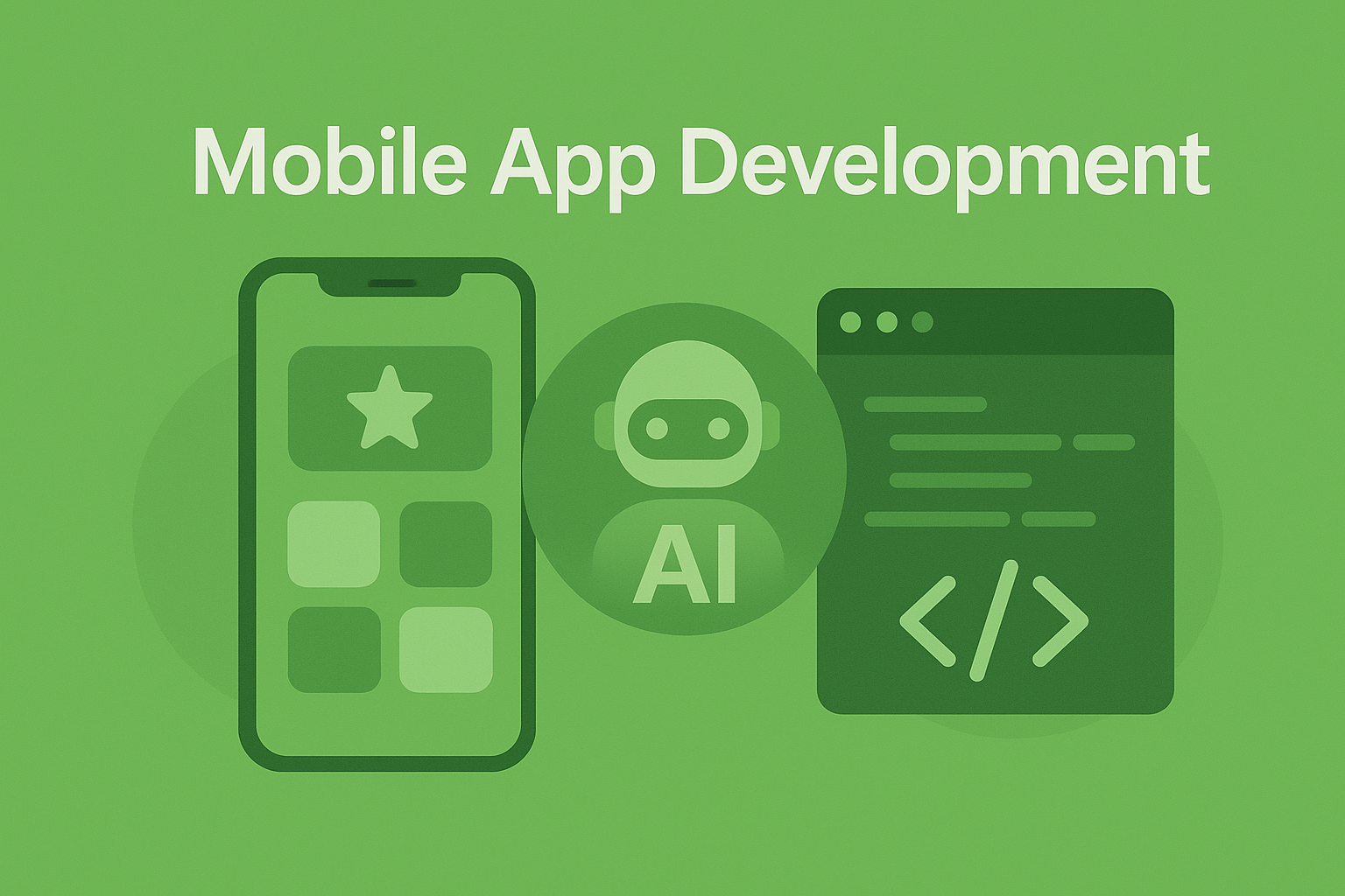 Mobile App Development Illustration